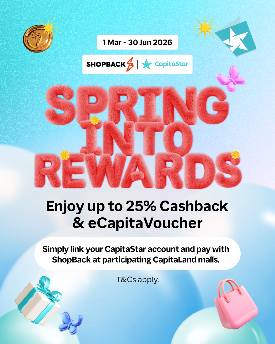 Spring promotional campaign at CapitaLand malls