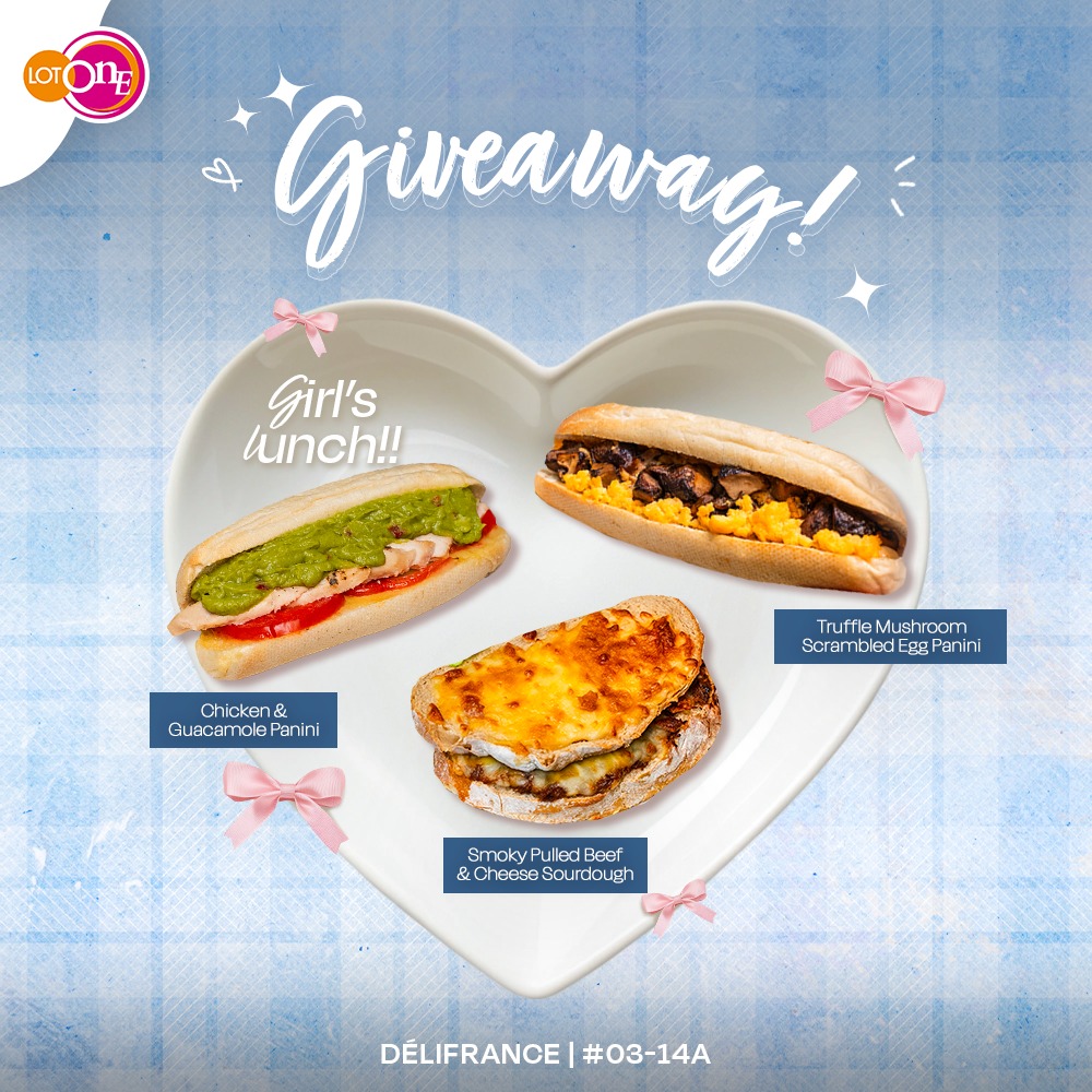 A selection of Delifrance Singapore's new grilled sandwiches and fresh side salads