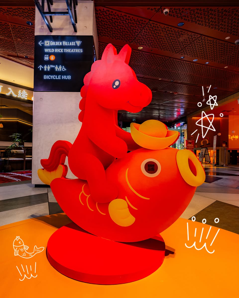 Festive photobooth with Chinese New Year themed photo strips