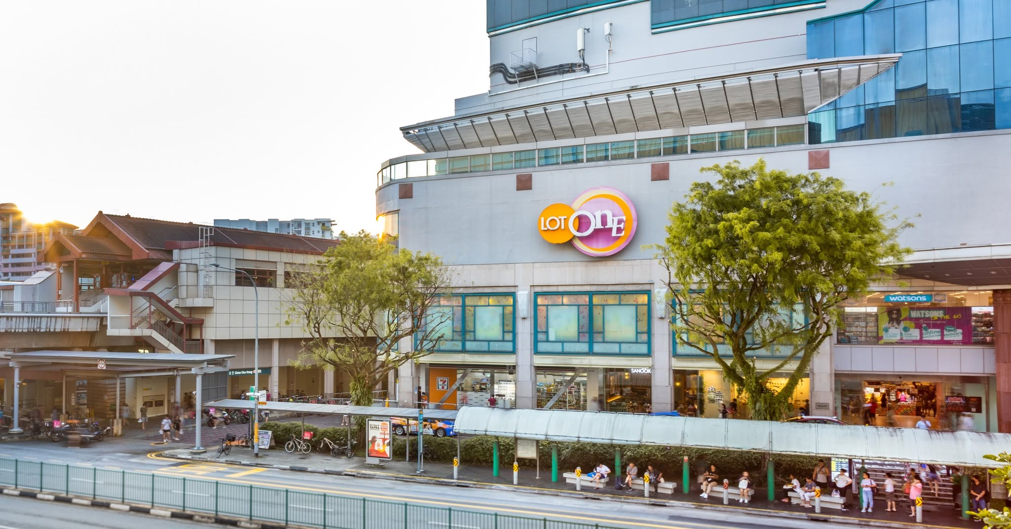 Lot One Shoppers' Mall shopping frontage with Watsons storefront