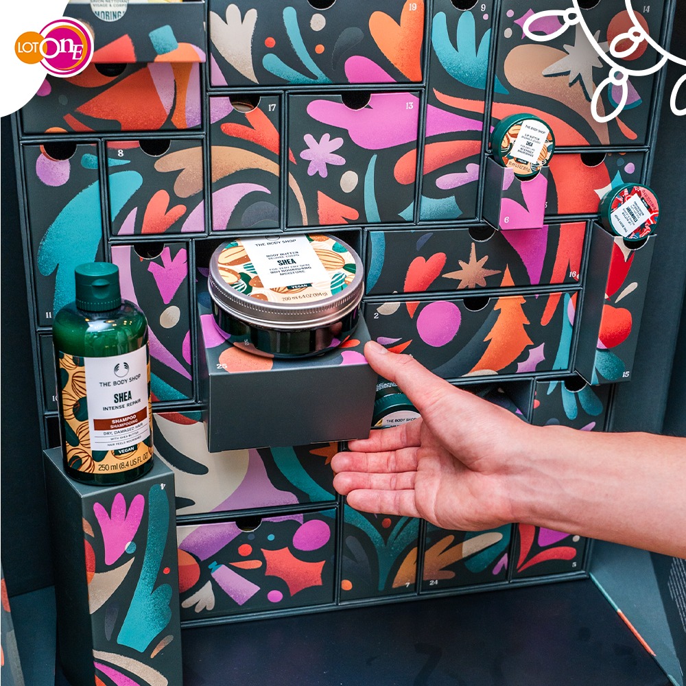 A selection of festive gift sets from The Body Shop