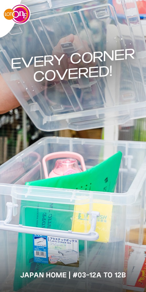 A variety of home organization products from Japan Home Singapore