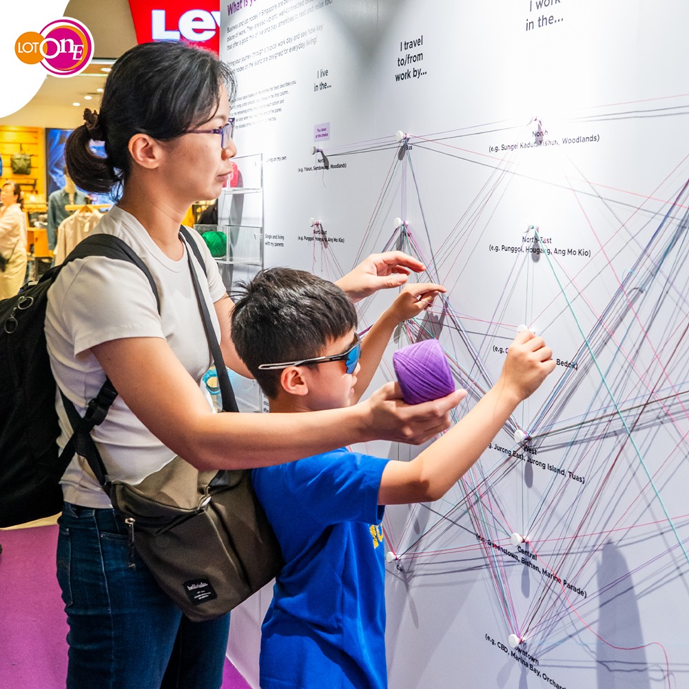 Visuals from the Draft Master Plan 2025 exhibition showcasing urban planning concepts