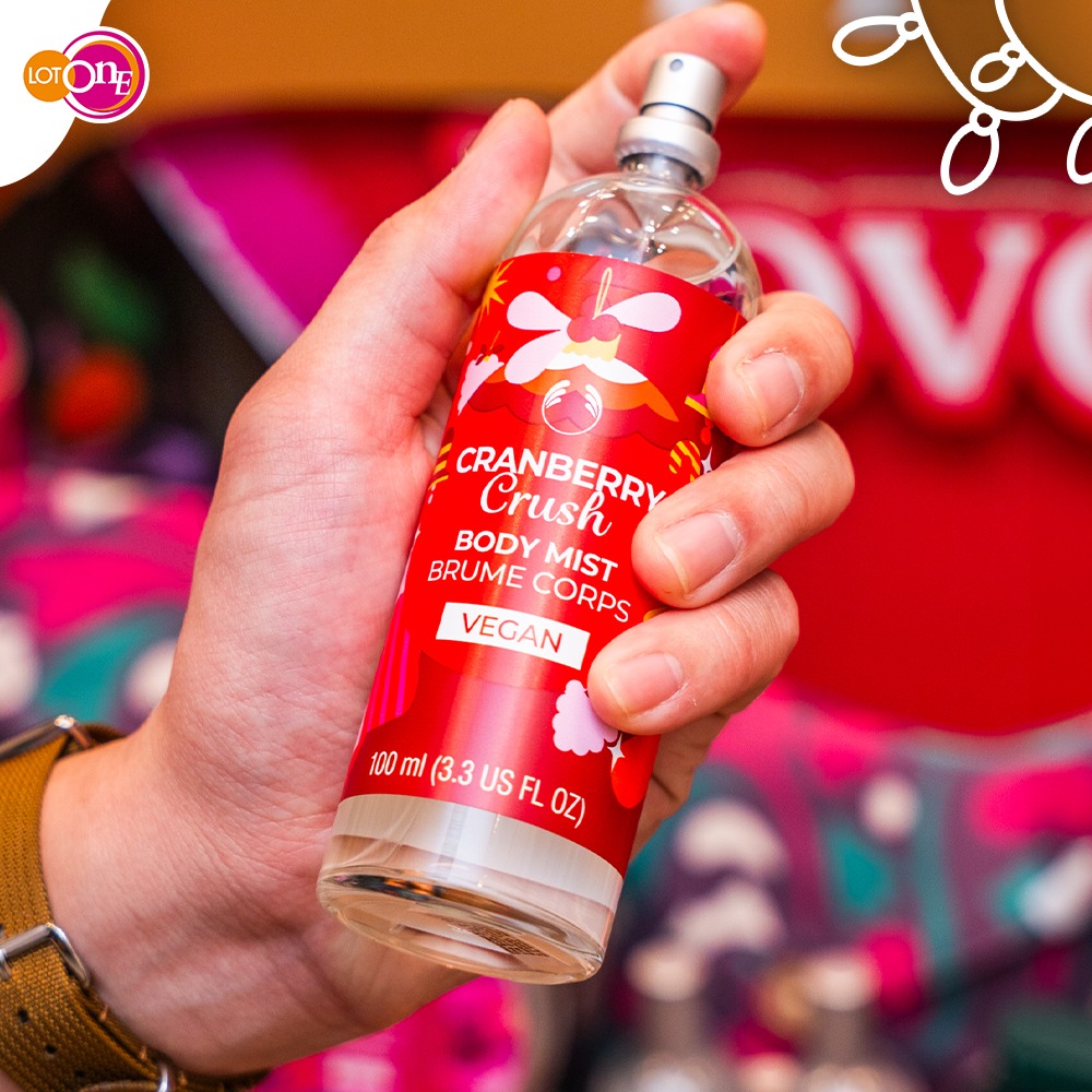 Pampering bath and body products from The Body Shop