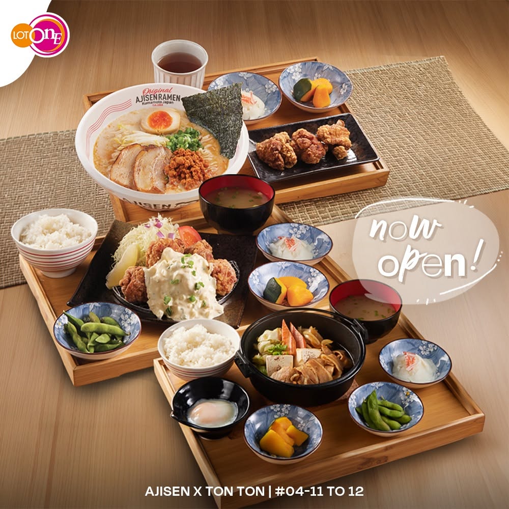 Ajisen Ramen x TON TON concept at Lot One