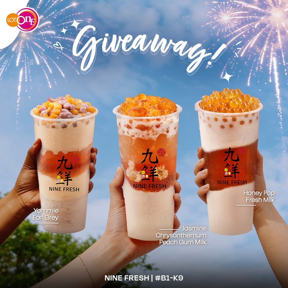 Nine Fresh National Day giveaway at Lot One Shoppers Mall