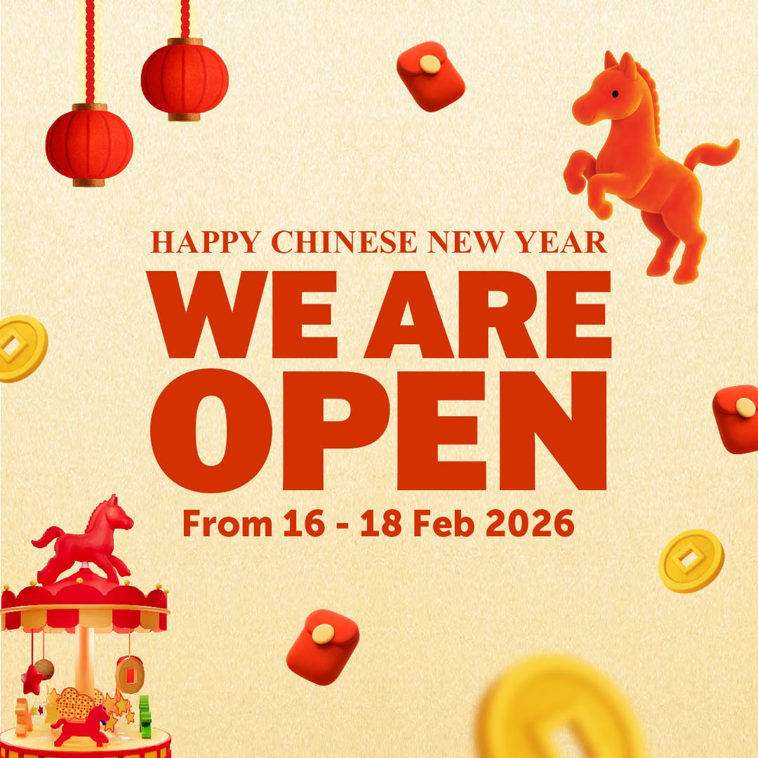 Festive Lunar New Year decorations and celebrations at CapitaLand Malls