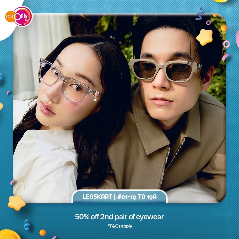 Lenskart SAFRA eyewear promotion at Lot One