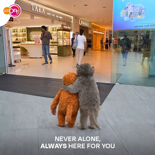 A vibrant view of the shopping experience at Lot One