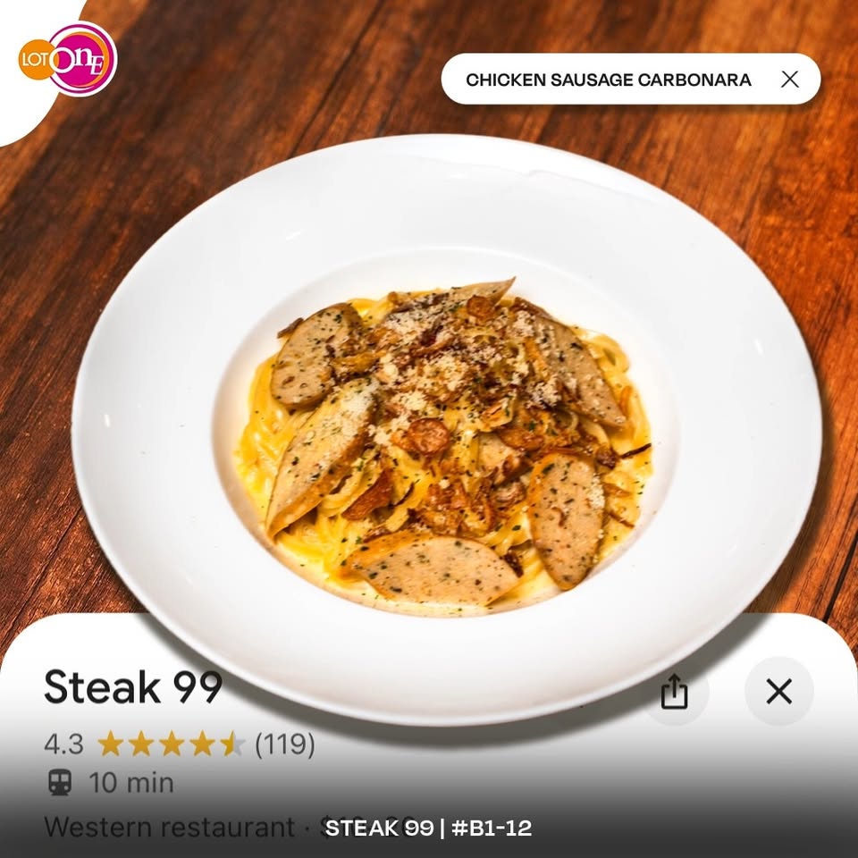 PastaMania Italian casual dining at Lot One