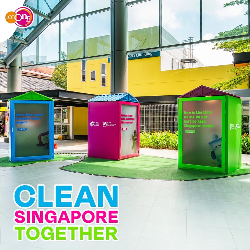 Keep Singapore Clean Exhibition at Lot One