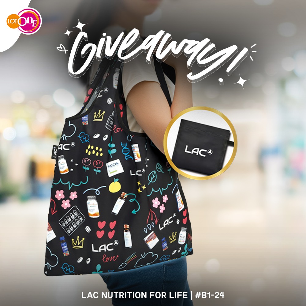 A stylish LAC Singapore tote bag, symbolizing wellness and healthy living.