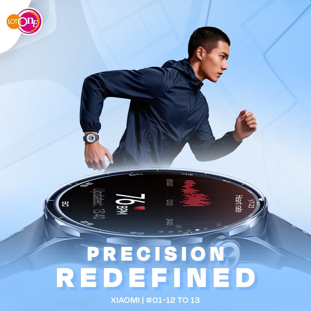 Xiaomi Watch S5 Precision Redefined promotion at Lot One