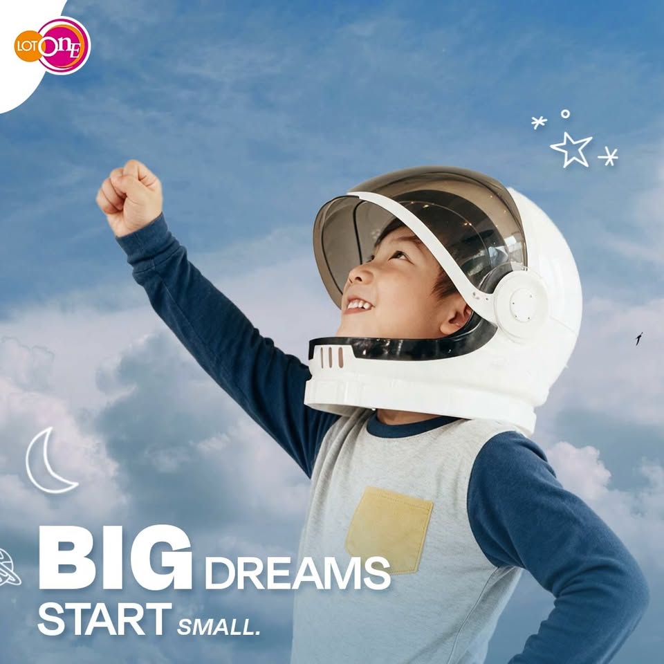 Big Dreams Start Small Children's Day illustration at Lot One